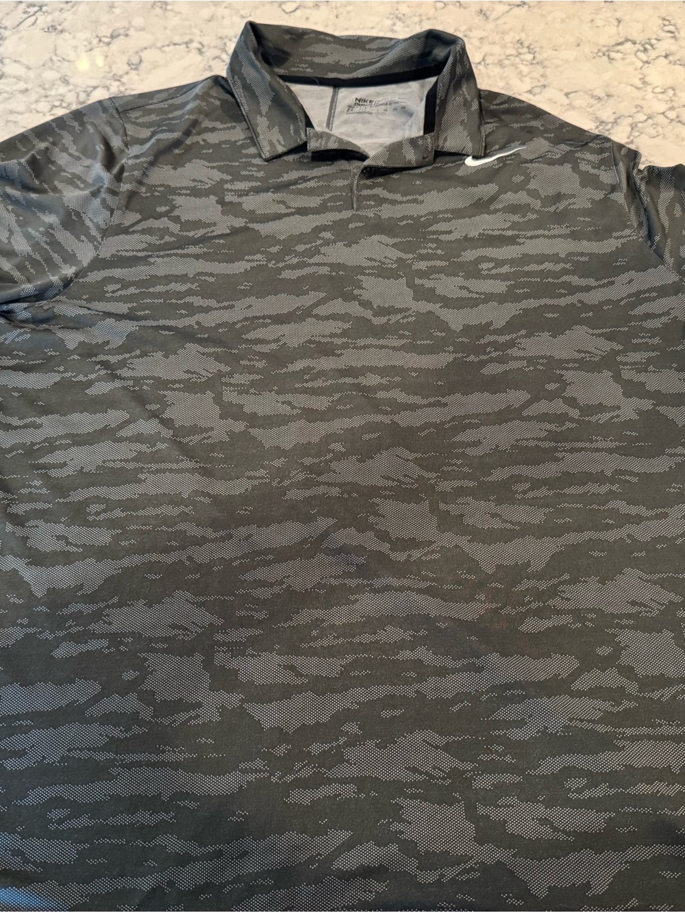 Nike Men’s Disney Black/Gray Camo Polo Shirt